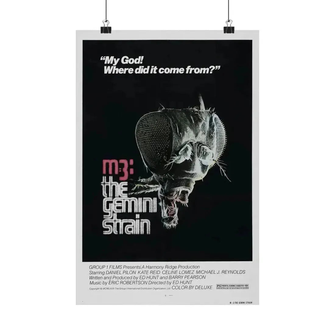 M3 THE GEMINI STRAIN 1979 - Paper Movie Poster 12″ x 18″ Matte - The Sticker Space