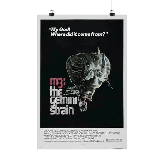 M3 THE GEMINI STRAIN 1979 - Paper Movie Poster 12″ x 18″ Matte - The Sticker Space