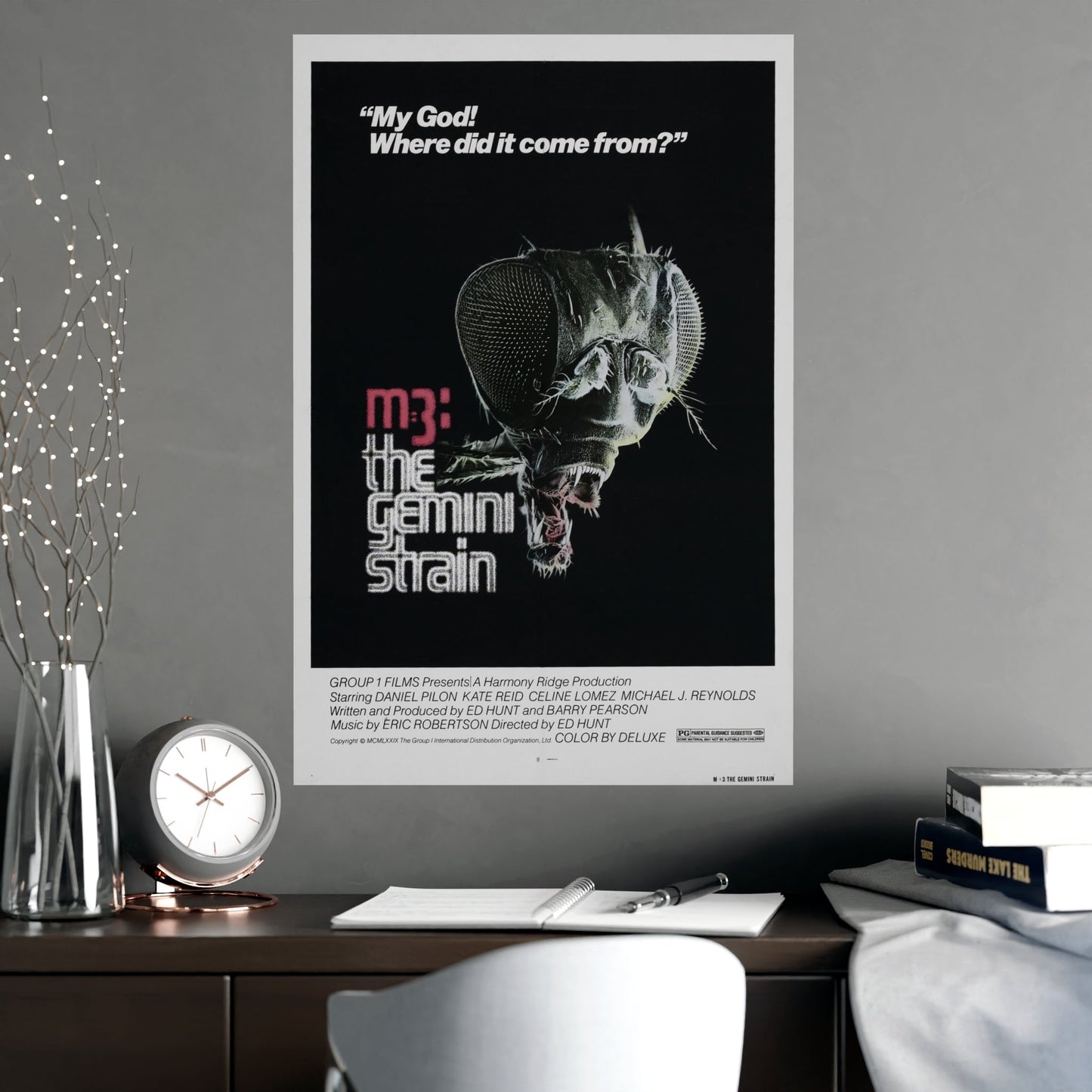 M3 THE GEMINI STRAIN 1979 - Paper Movie Poster-The Sticker Space