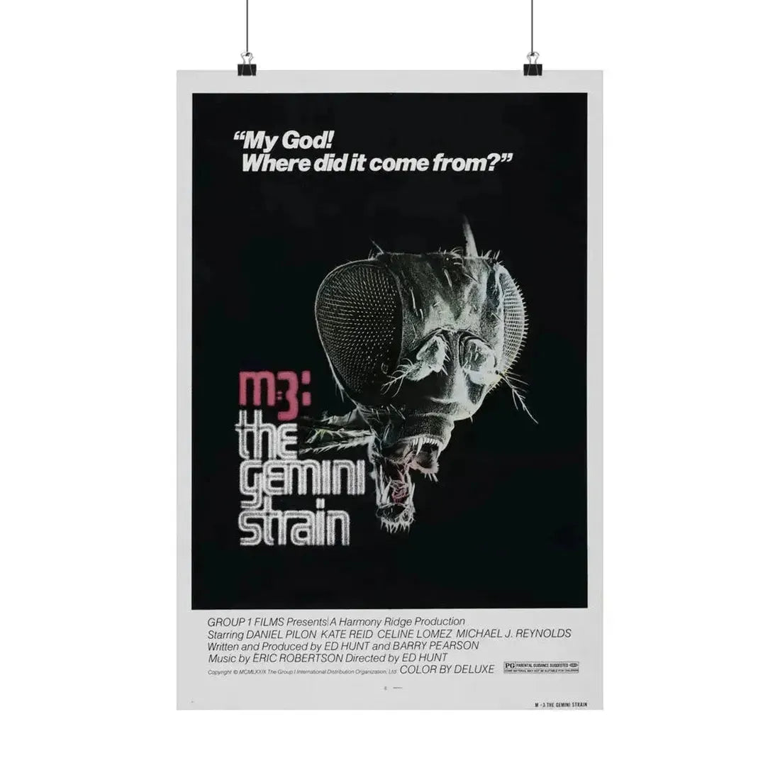 M3 THE GEMINI STRAIN 1979 - Paper Movie Poster 16″ x 24″ Matte - The Sticker Space
