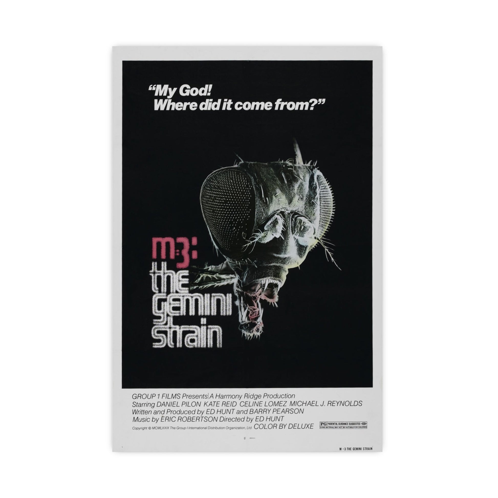 M3 THE GEMINI STRAIN 1979 - Paper Movie Poster-20″ x 30″ (Vertical)-The Sticker Space