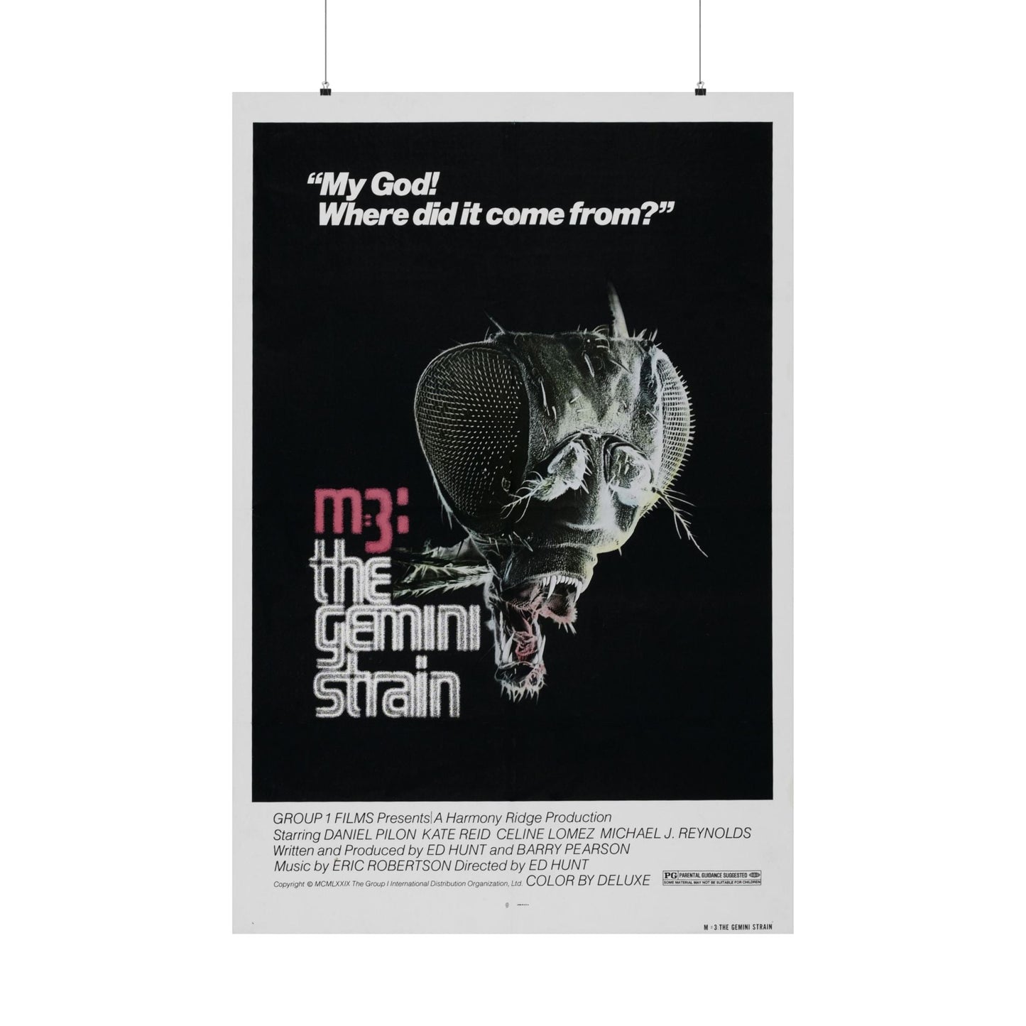 M3 THE GEMINI STRAIN 1979 - Paper Movie Poster-36" x 54"-The Sticker Space