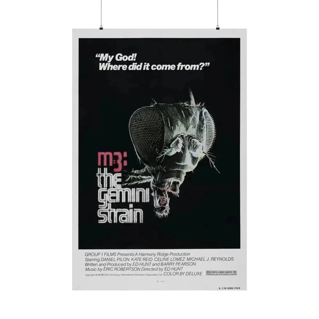 M3 THE GEMINI STRAIN 1979 - Paper Movie Poster 36" x 54" Matte - The Sticker Space