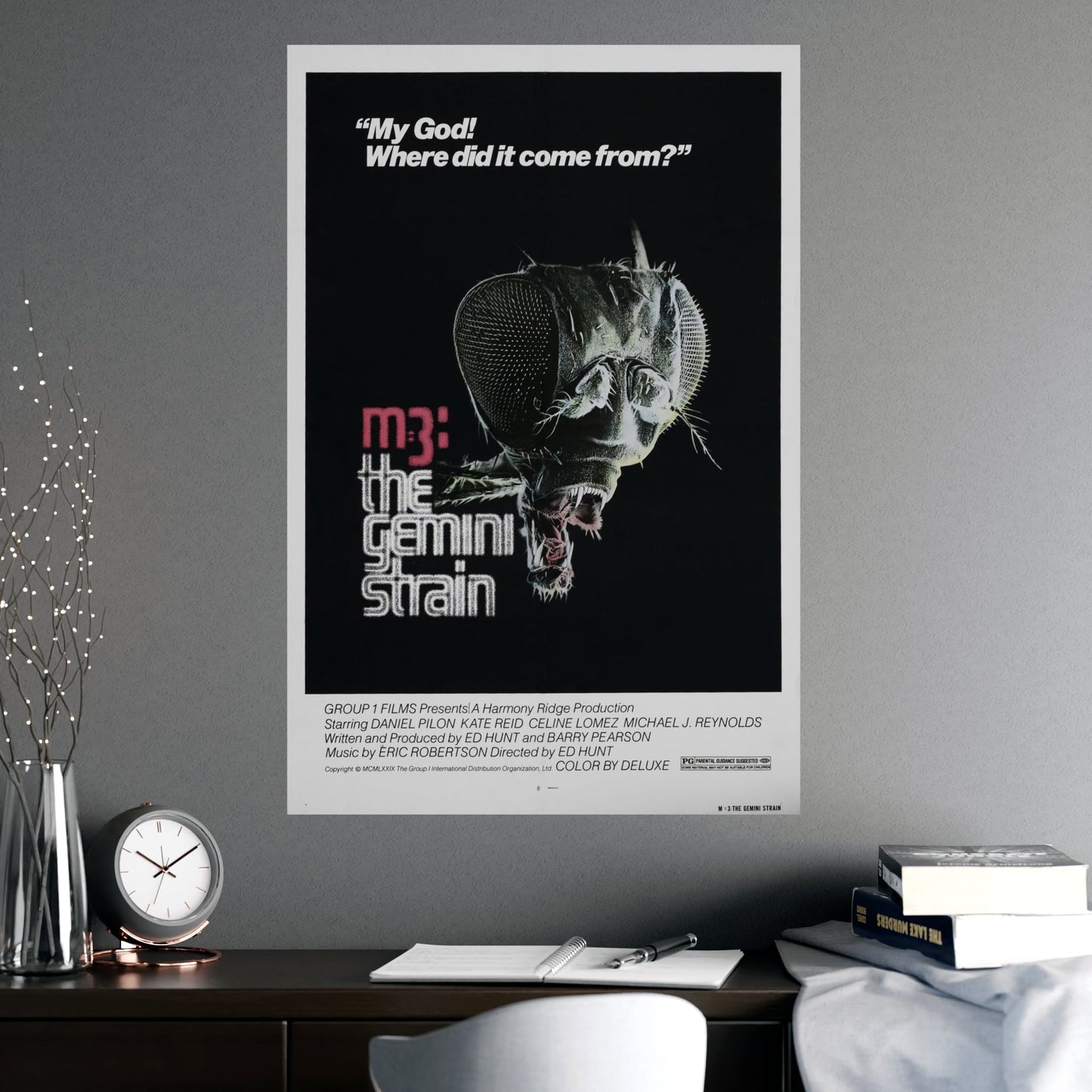 M3 THE GEMINI STRAIN 1979 - Paper Movie Poster-The Sticker Space