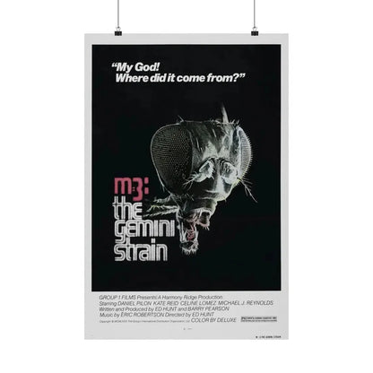 M3 THE GEMINI STRAIN 1979 - Paper Movie Poster - The Sticker Space