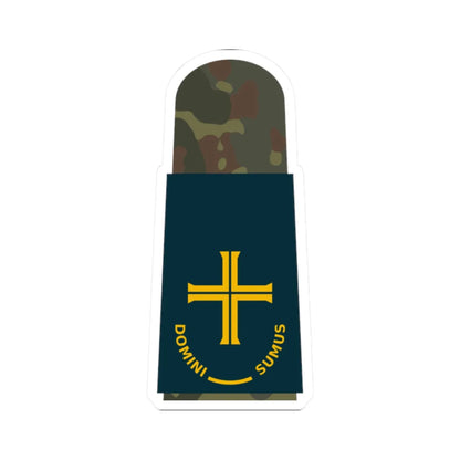 MA BG5 Militärgeistlicher E (Military Rank) STICKER Vinyl Kiss-Cut Decal 2 Inch White - The Sticker Space