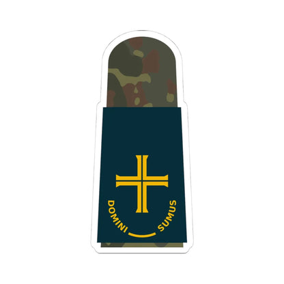 MA BG5 Militärgeistlicher E (Military Rank) STICKER Vinyl Kiss-Cut Decal 4 Inch White - The Sticker Space