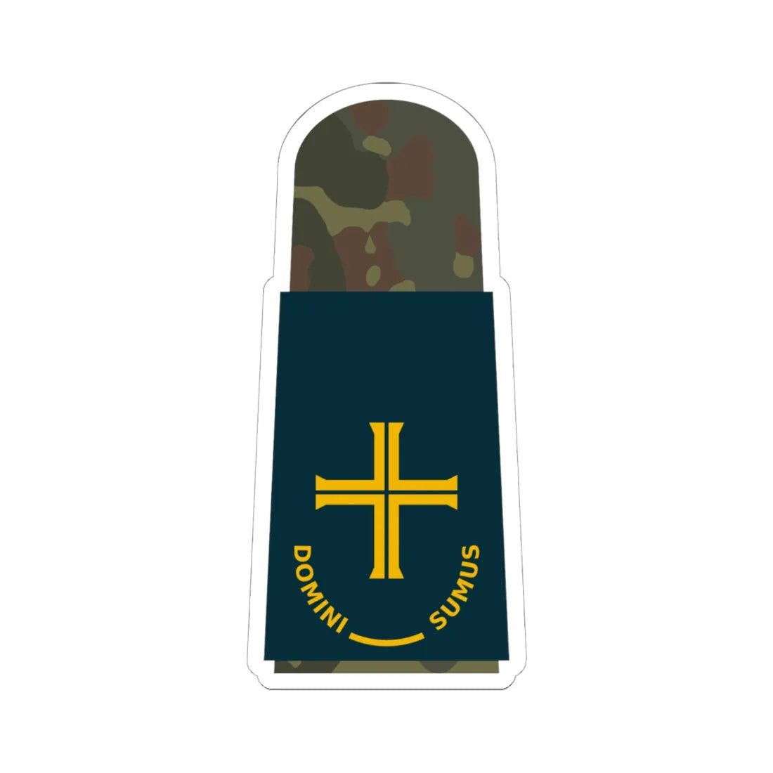 MA BG5 Militärgeistlicher E (Military Rank) STICKER Vinyl Kiss-Cut Decal 6 Inch White - The Sticker Space