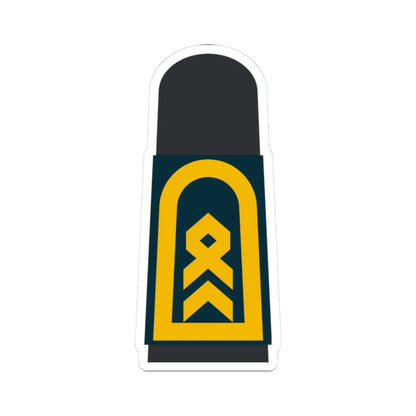 MA BGDB 34 Stabsbootsmann (Military Rank) STICKER Vinyl Kiss-Cut Decal 3 Inch White - The Sticker Space