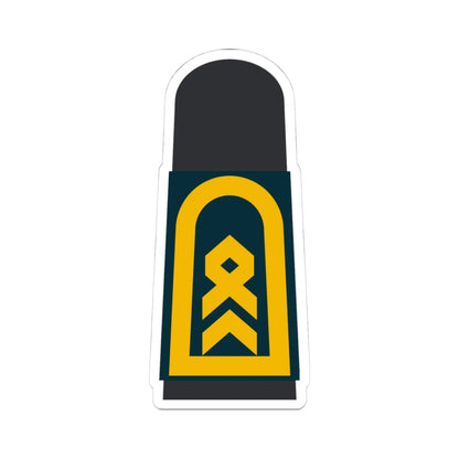 MA BGDB 34 Stabsbootsmann (Military Rank) STICKER Vinyl Kiss-Cut Decal 4 Inch White - The Sticker Space