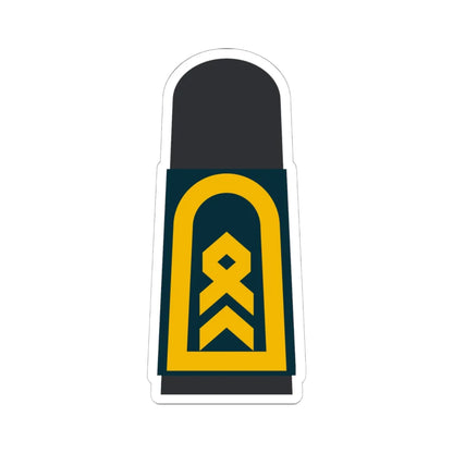 MA BGDB 34 Stabsbootsmann (Military Rank) STICKER Vinyl Kiss-Cut Decal 6 Inch White - The Sticker Space