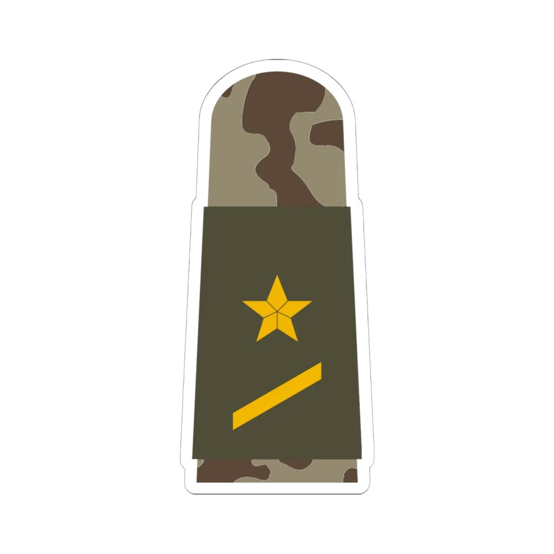 MA OG3 12 Gefreiter OA L (Military Rank) STICKER Vinyl Kiss-Cut Decal 6 Inch White - The Sticker Space