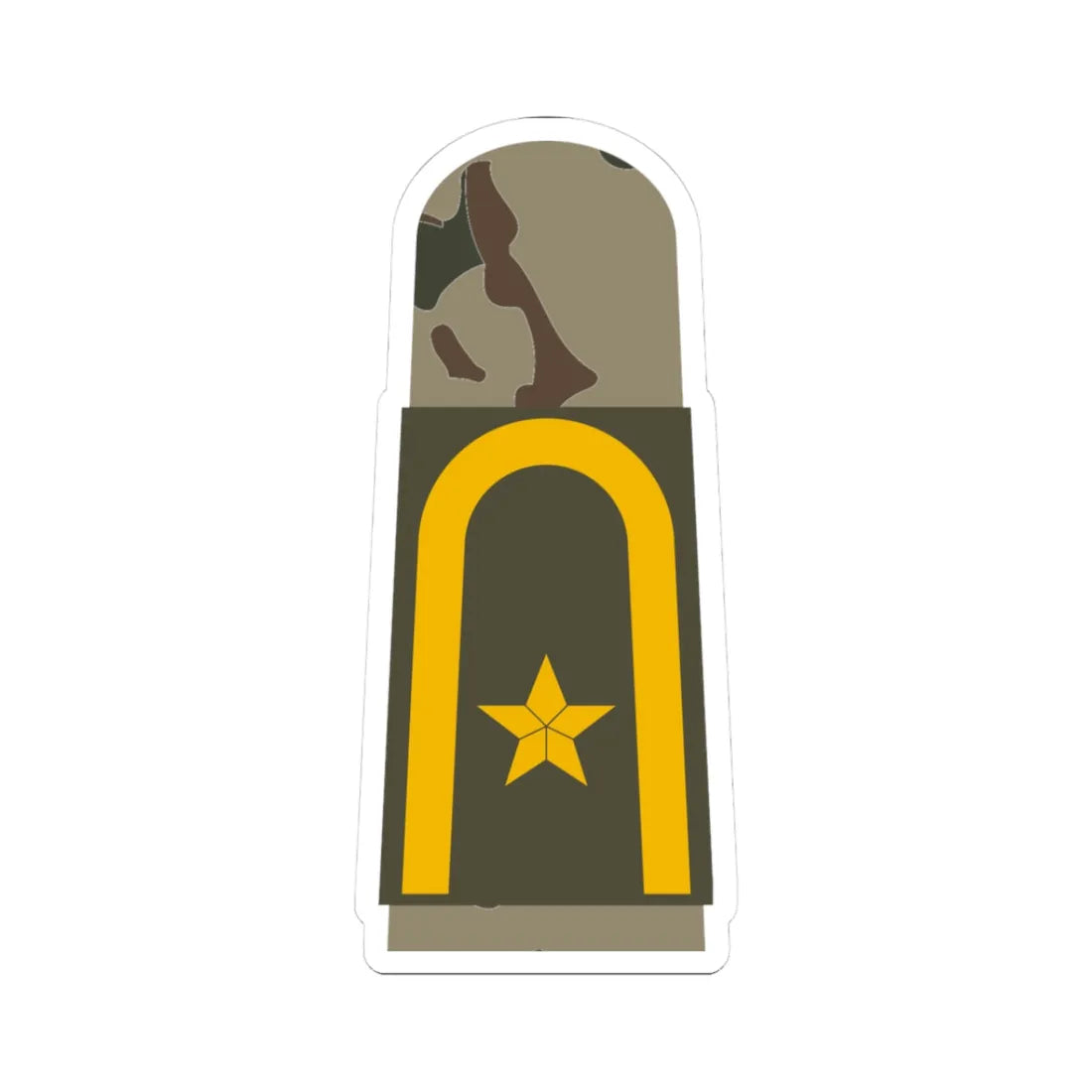 MA OG3 21a Seekadett (Military Rank) STICKER Vinyl Kiss-Cut Decal 3 Inch White - The Sticker Space