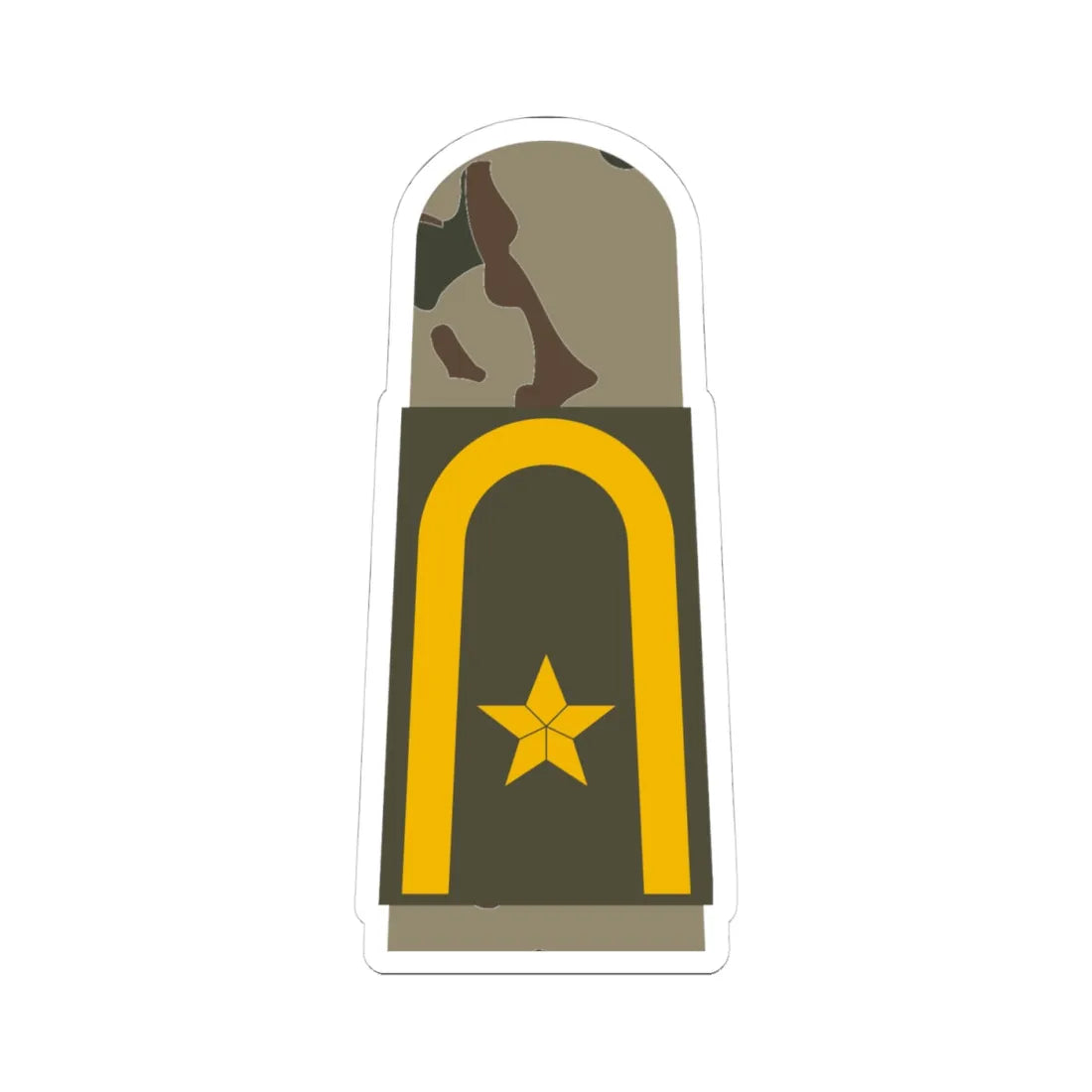 MA OG3 21a Seekadett (Military Rank) STICKER Vinyl Kiss-Cut Decal 4 Inch White - The Sticker Space
