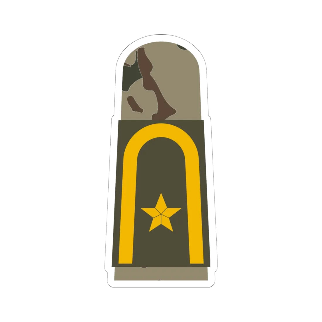 MA OG3 21a Seekadett (Military Rank) STICKER Vinyl Kiss-Cut Decal 6 Inch White - The Sticker Space
