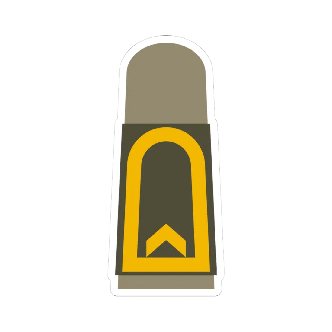 MA OG3 31 Bootsmann (Military Rank) STICKER Vinyl Kiss-Cut Decal 3 Inch White - The Sticker Space