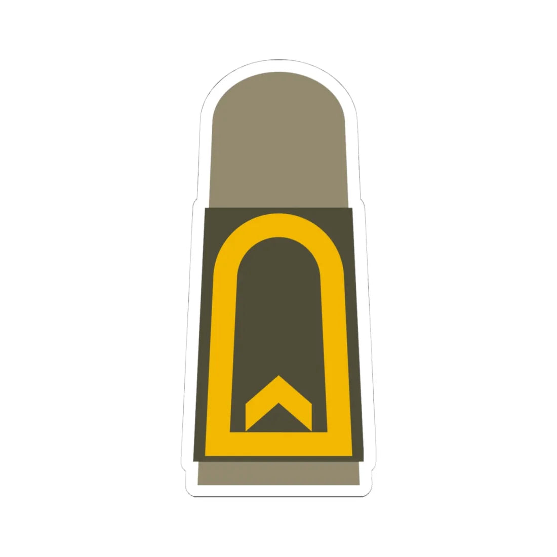 MA OG3 31 Bootsmann (Military Rank) STICKER Vinyl Kiss-Cut Decal 4 Inch White - The Sticker Space