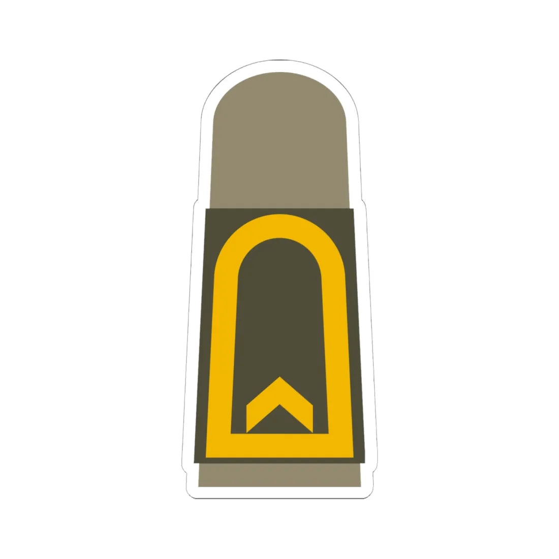 MA OG3 31 Bootsmann (Military Rank) STICKER Vinyl Kiss-Cut Decal 6 Inch White - The Sticker Space