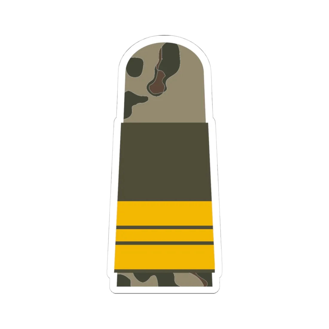 MA OG3 43 Kapitänleutnant (Military Rank) STICKER Vinyl Kiss-Cut Decal 4 Inch White - The Sticker Space
