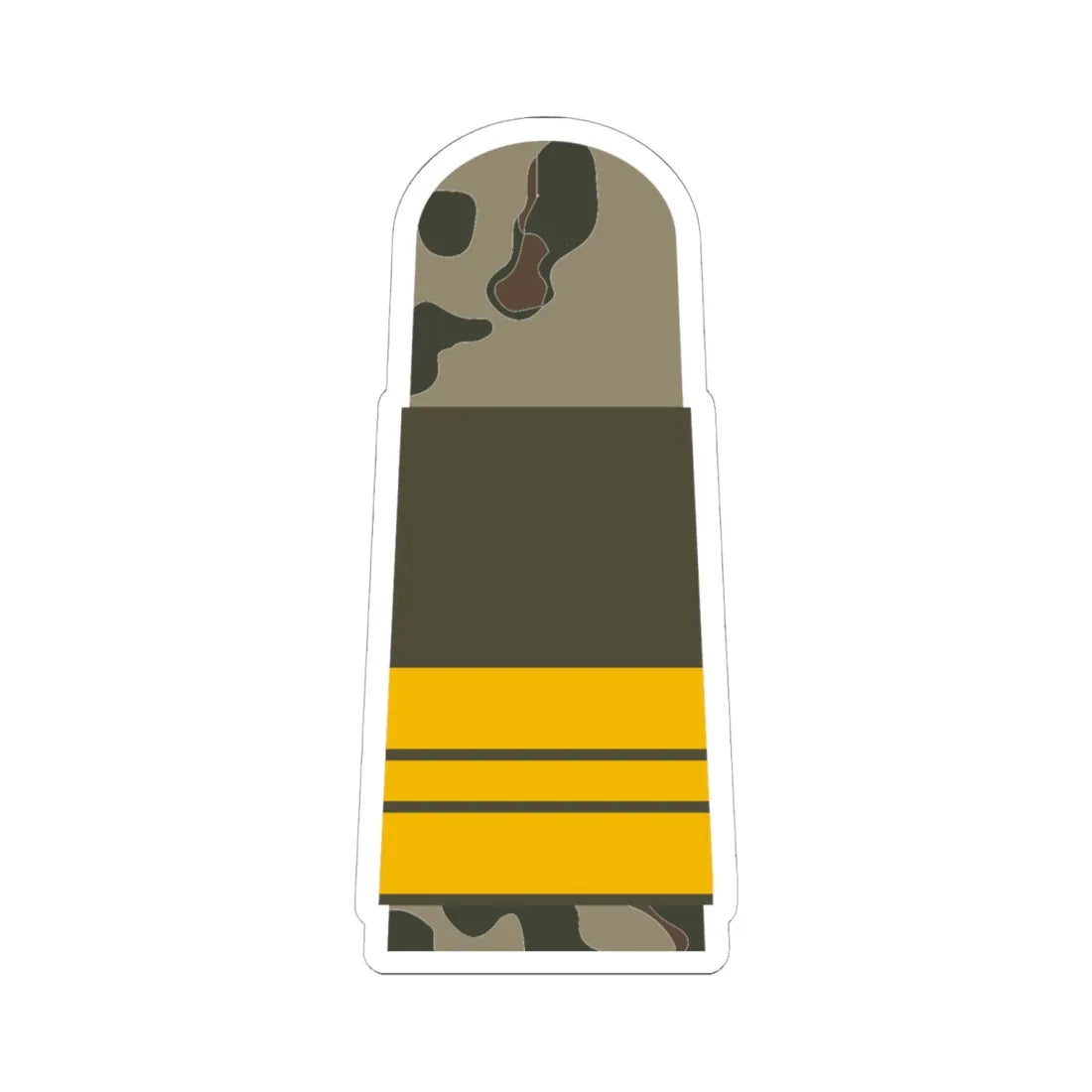 MA OG3 43 Kapitänleutnant (Military Rank) STICKER Vinyl Kiss-Cut Decal 6 Inch White - The Sticker Space