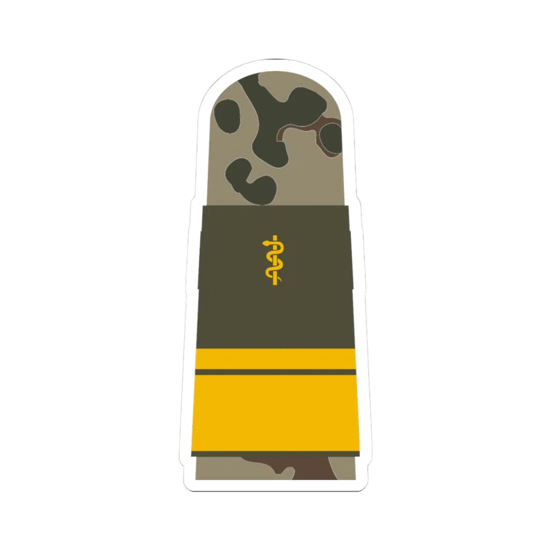 MA OG3 61b Admiralarzt HM L (Military Rank) STICKER Vinyl Kiss-Cut Decal 3 Inch White - The Sticker Space