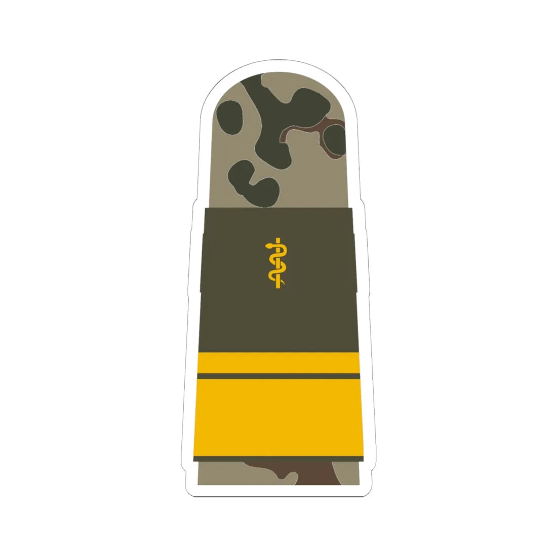 MA OG3 61b Admiralarzt HM L (Military Rank) STICKER Vinyl Kiss-Cut Decal 6 Inch White - The Sticker Space