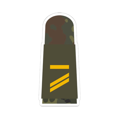 MA OG5 13 Obergefreiter MA L (Military Rank) STICKER Vinyl Kiss-Cut Decal 6 Inch White - The Sticker Space