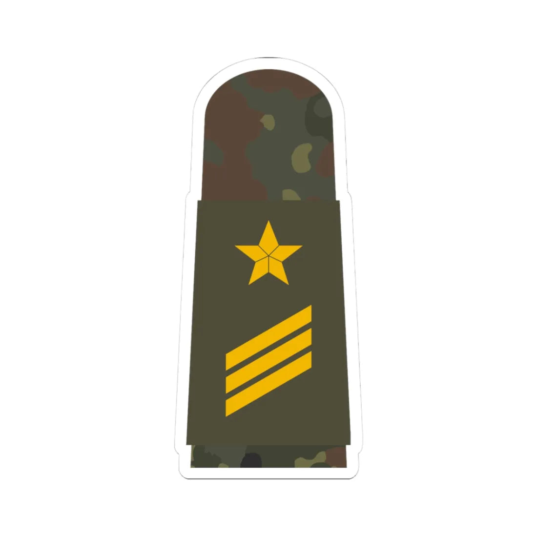 MA OG5 14 Hauptgefreiter OA L (Military Rank) STICKER Vinyl Kiss-Cut Decal 3 Inch White - The Sticker Space