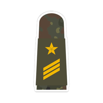 MA OG5 14 Hauptgefreiter OA L (Military Rank) STICKER Vinyl Kiss-Cut Decal 6 Inch White - The Sticker Space