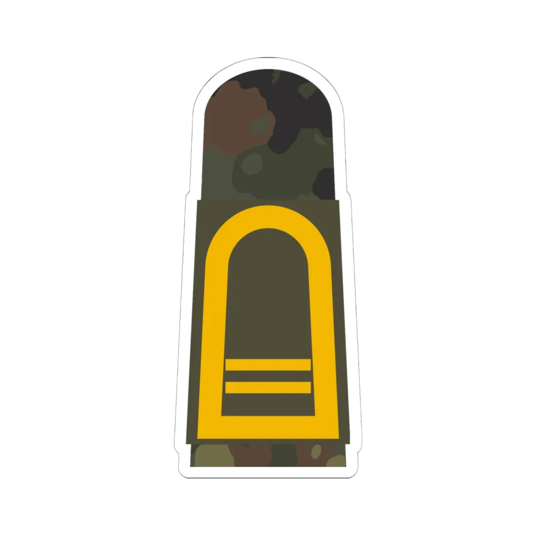 MA OG5 22 Obermaat BA (Military Rank) STICKER Vinyl Kiss-Cut Decal 6 Inch White - The Sticker Space