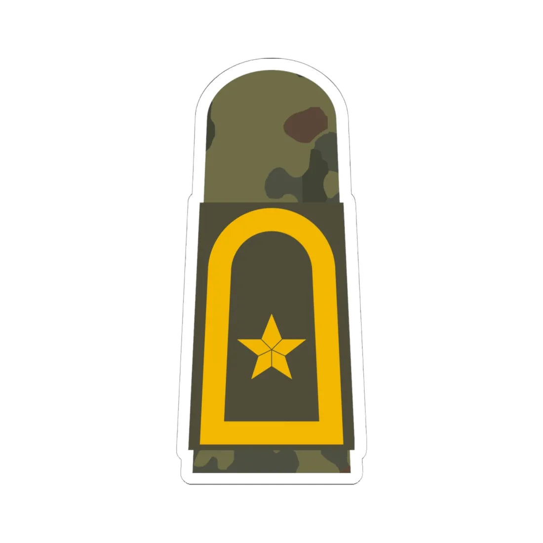 MA OG5 22 Obermaat OA (Military Rank) STICKER Vinyl Kiss-Cut Decal 6 Inch White - The Sticker Space