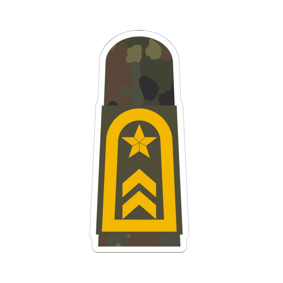 MA OG5 32 Oberbootsmann OA (Military Rank) STICKER Vinyl Kiss-Cut Decal 6 Inch White - The Sticker Space