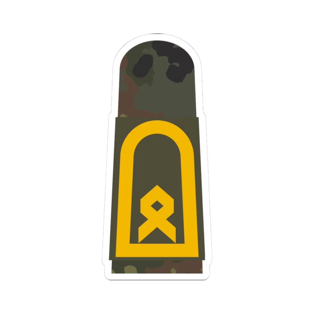 MA OG5 33 Hauptbootsmann (Military Rank) STICKER Vinyl Kiss-Cut Decal 3 Inch White - The Sticker Space
