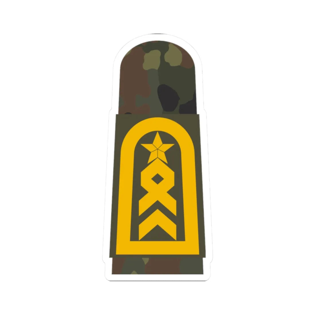 MA OG5 34 Stabsbootsmann OA (Military Rank) STICKER Vinyl Kiss-Cut Decal 2 Inch White - The Sticker Space