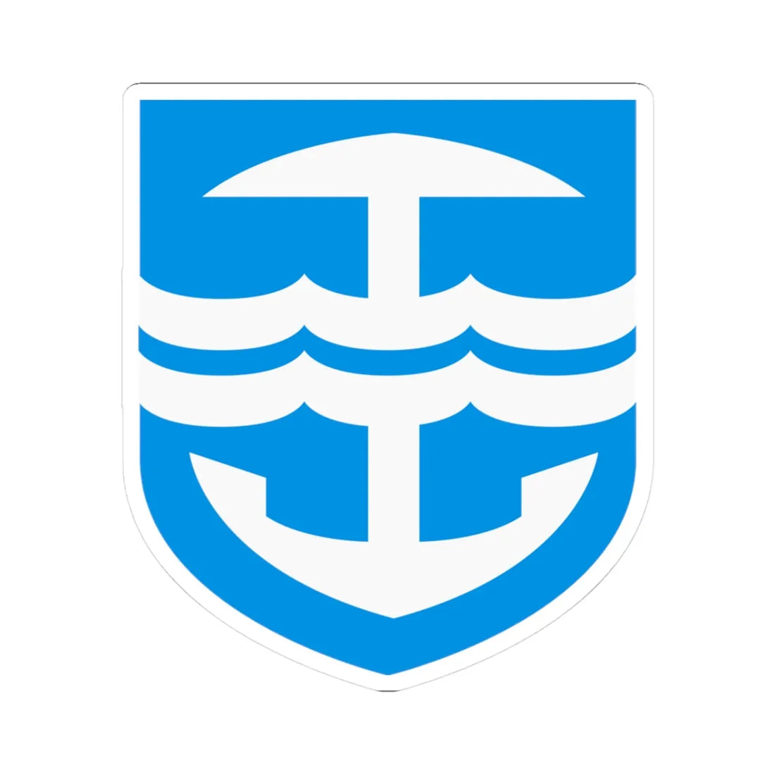 Maardu vapp (Estonia) (Coat of Arms) STICKER Vinyl Kiss-Cut Decal 3 Inch White - The Sticker Space