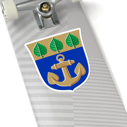 Maarianhamina.vaakuna (Finland) (Coat of Arms) STICKER Vinyl Kiss-Cut Decal - The Sticker Space