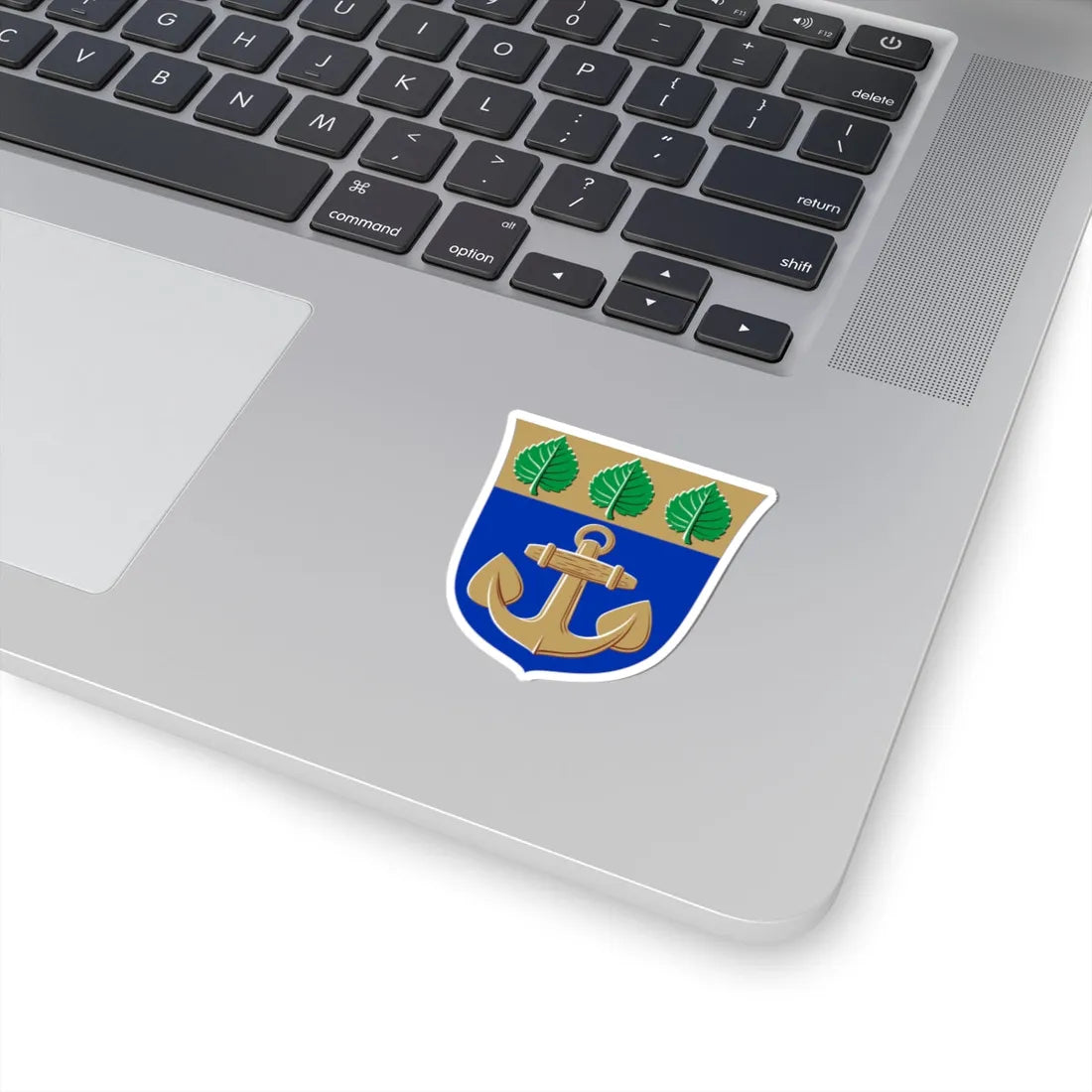 Maarianhamina.vaakuna (Finland) (Coat of Arms) STICKER Vinyl Kiss-Cut Decal - The Sticker Space