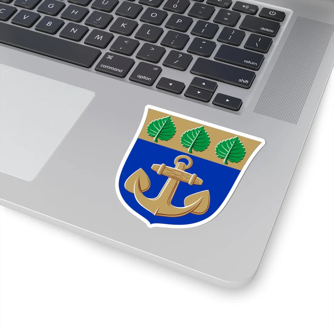 Maarianhamina.vaakuna (Finland) (Coat of Arms) STICKER Vinyl Kiss-Cut Decal - The Sticker Space