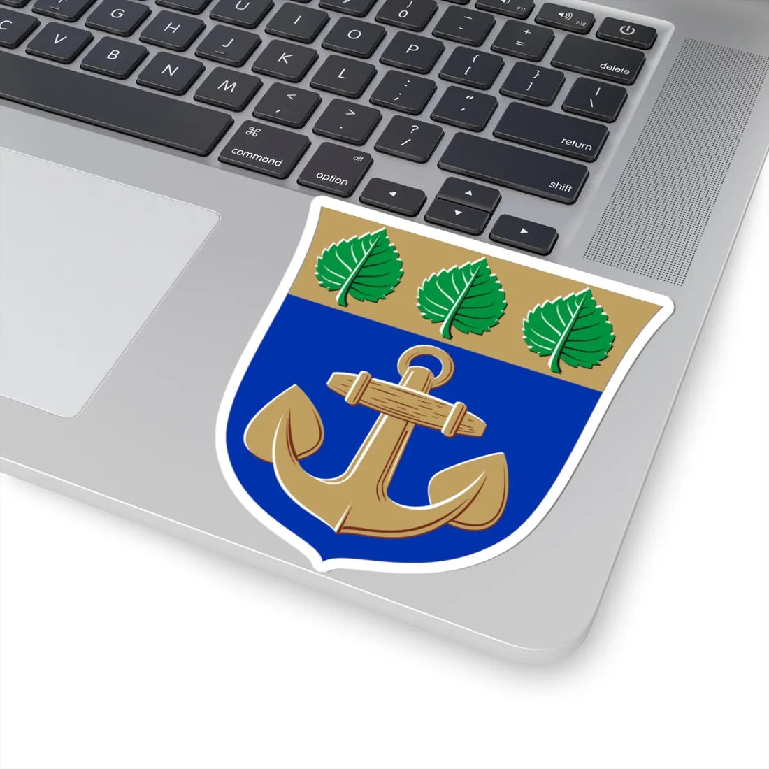 Maarianhamina.vaakuna (Finland) (Coat of Arms) STICKER Vinyl Kiss-Cut Decal - The Sticker Space