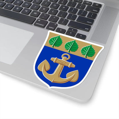 Maarianhamina.vaakuna (Finland) (Coat of Arms) STICKER Vinyl Kiss-Cut Decal - The Sticker Space