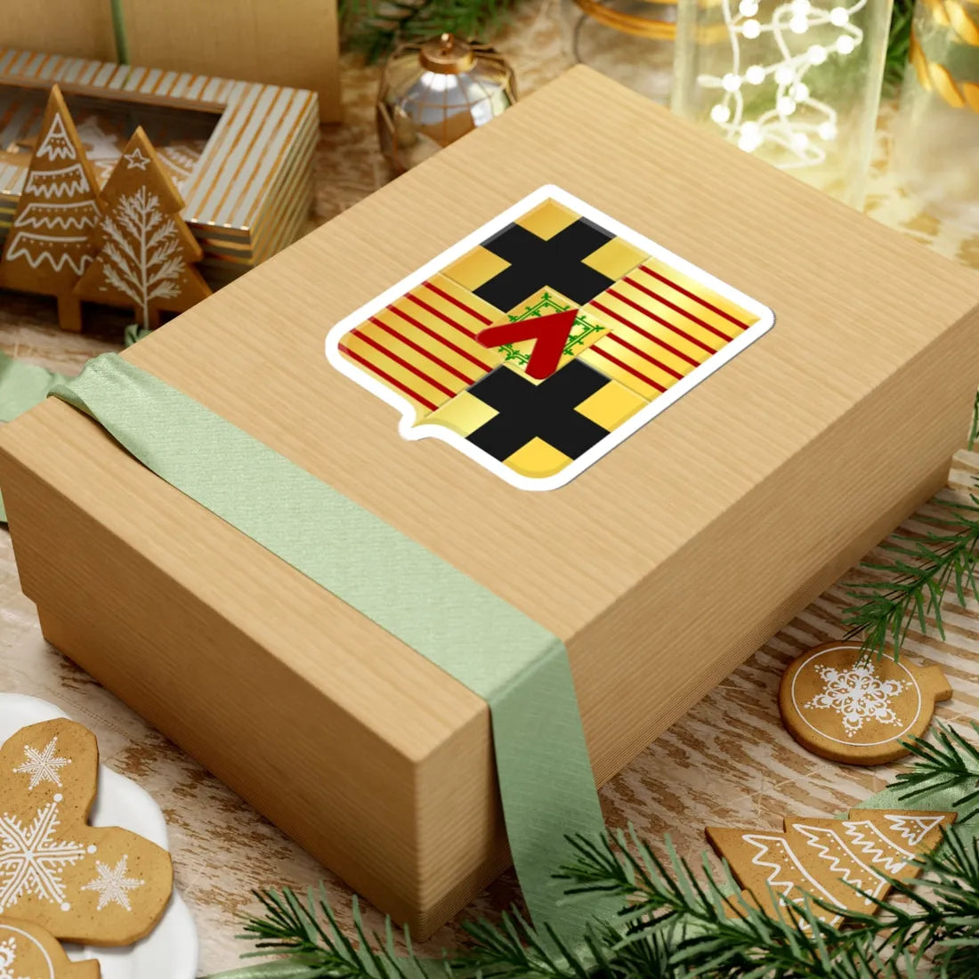 Maarkedal wapen (Belgium) (Coat of Arms) STICKER Vinyl Kiss-Cut Decal - The Sticker Space