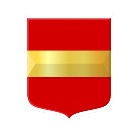 Maasdam wapen (Netherlands) (Coat of Arms) STICKER Vinyl Kiss-Cut Decal 2 Inch White - The Sticker Space