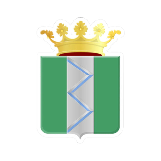 Maasland gemeentewapen (Netherlands) (Coat of Arms) STICKER Vinyl Kiss-Cut Decal 2 Inch White - The Sticker Space