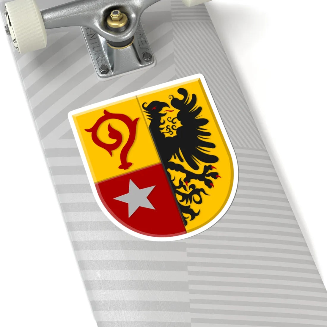 Maasmechelen wapen1 (Belgium) (Coat of Arms) STICKER Vinyl Kiss-Cut Decal - The Sticker Space