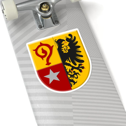 Maasmechelen wapen1 (Belgium) (Coat of Arms) STICKER Vinyl Kiss-Cut Decal - The Sticker Space