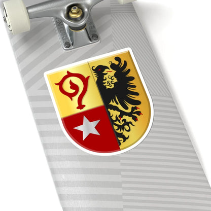 Maasmechelen wapen2 (Belgium) (Coat of Arms) STICKER Vinyl Kiss-Cut Decal - The Sticker Space