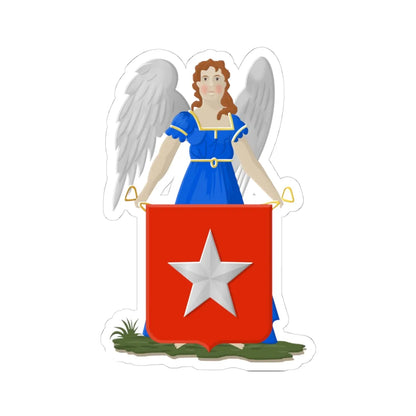 Maastricht wapen (Netherlands) (Coat of Arms) STICKER Vinyl Kiss-Cut Decal 4 Inch White - The Sticker Space
