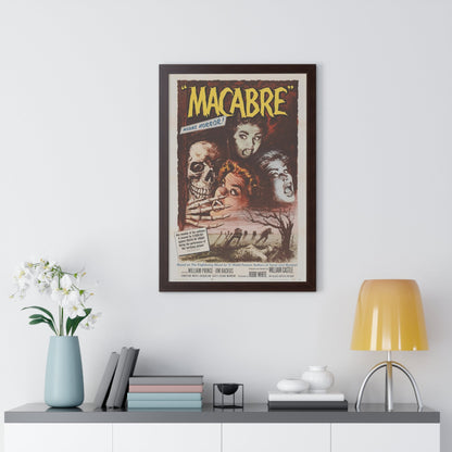 MACABRE 1958 - Framed Movie Poster-The Sticker Space