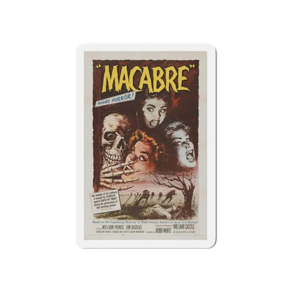 MACABRE 1958 Movie Poster - Refrigerator Magnet - The Sticker Space