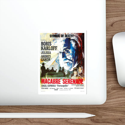 MACABRE SERENADE 1968 Movie Poster STICKER Vinyl Die-Cut Decal-The Sticker Space